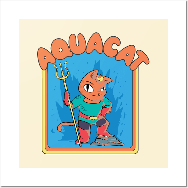 AQUACAT Wall Art by Bombastik